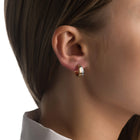 Gold earrings