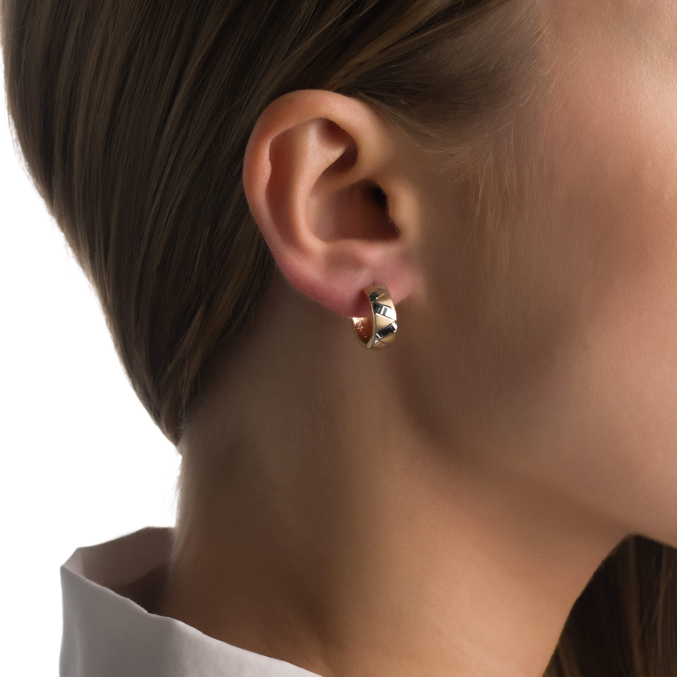 Gold earrings