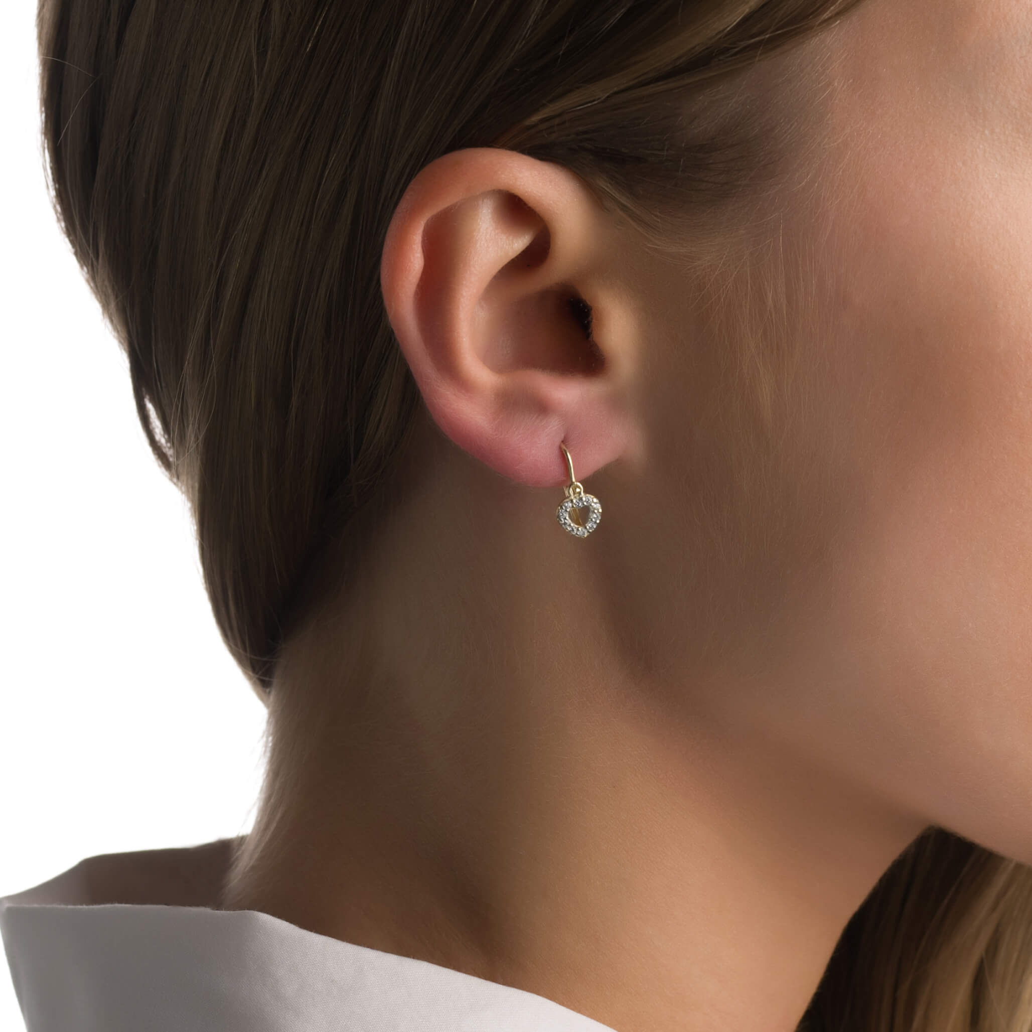 Gold earrings