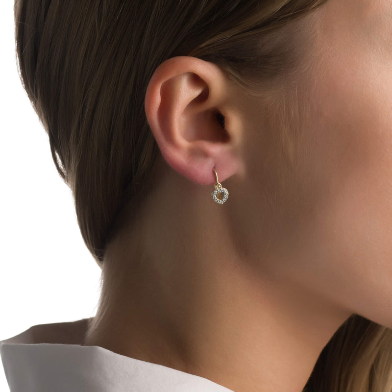 Gold earrings