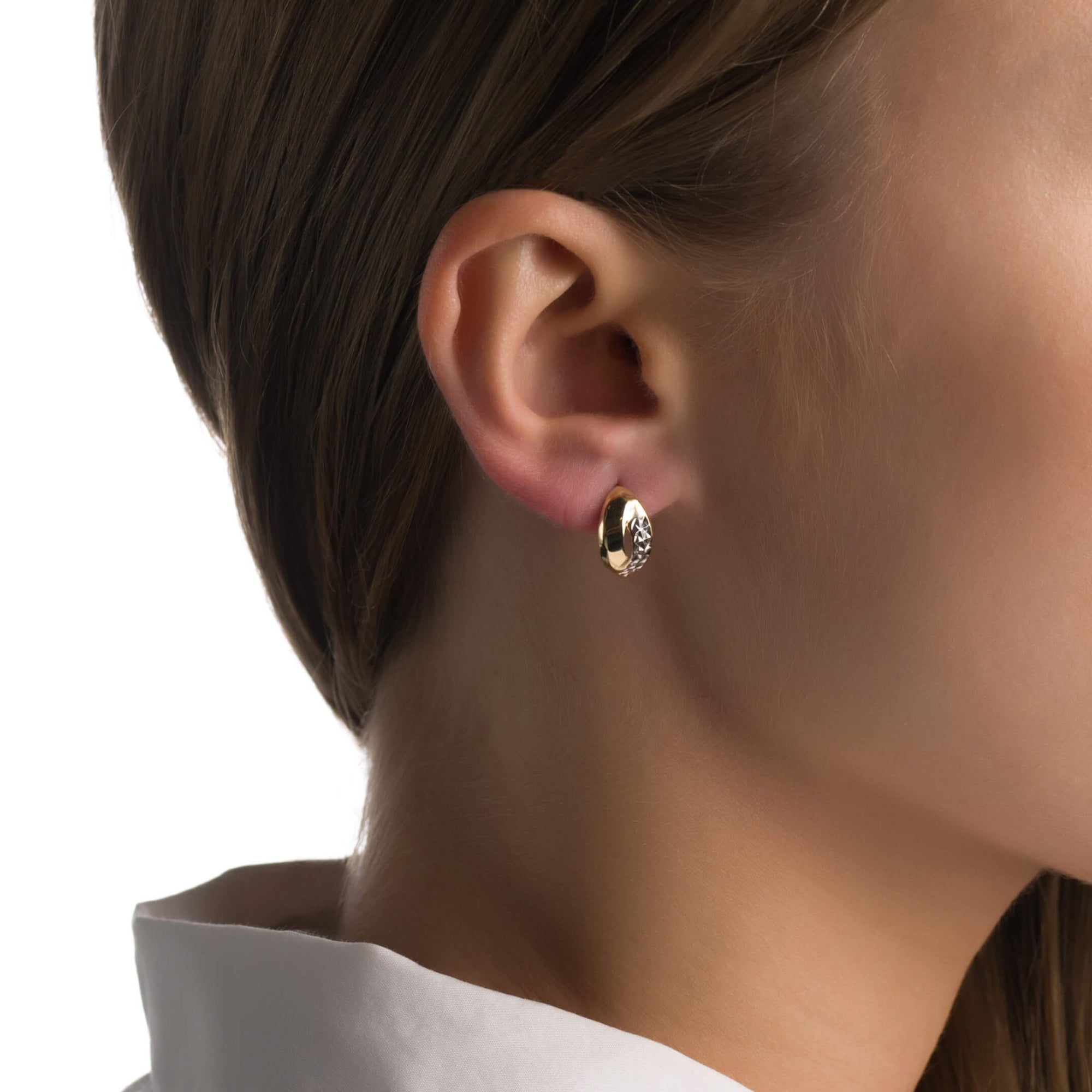 Gold earrings