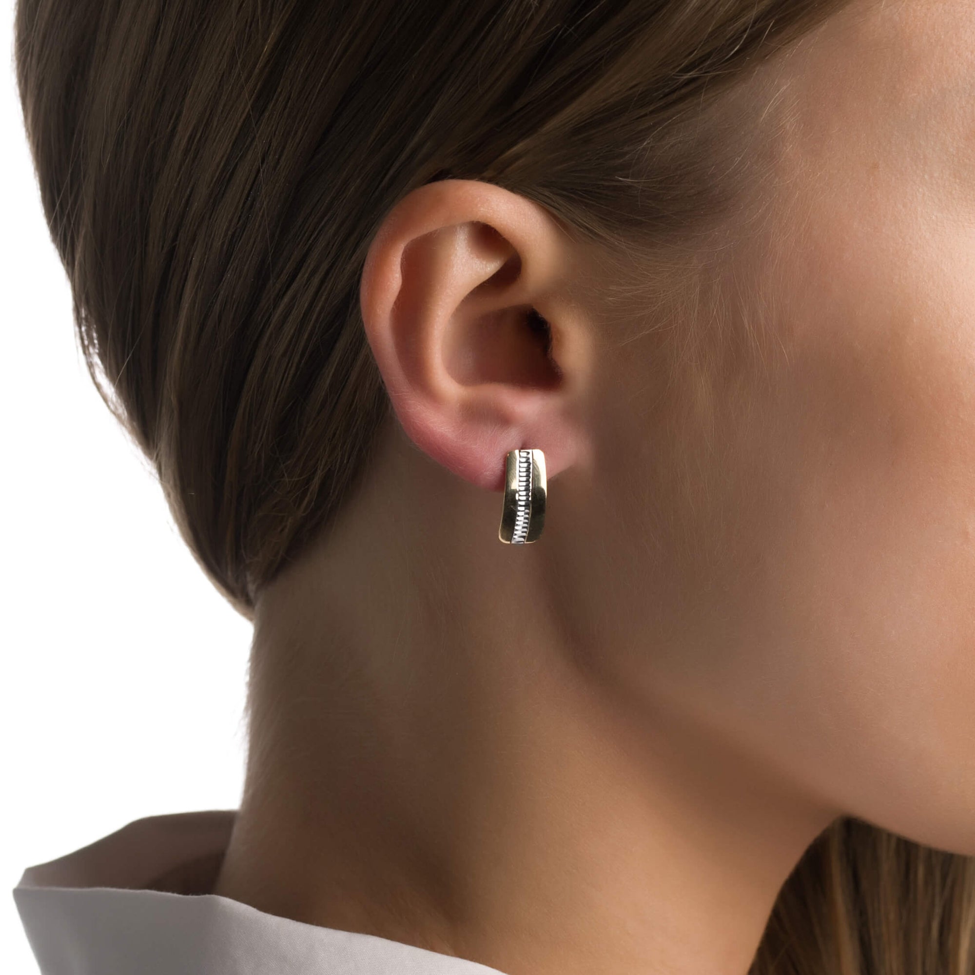 Gold earrings