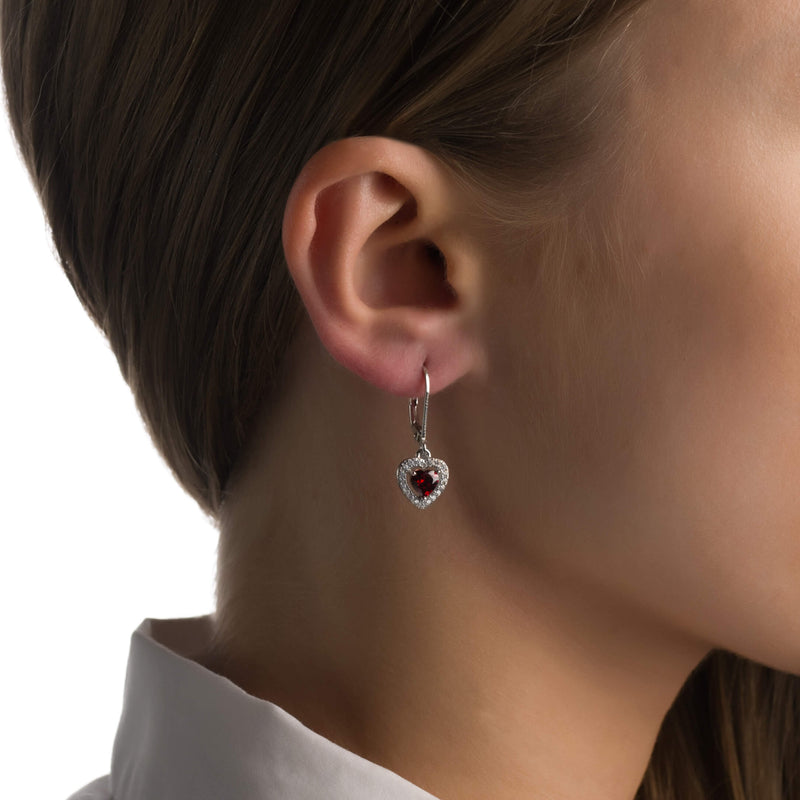 Silver earrings