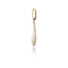 Gold earrings