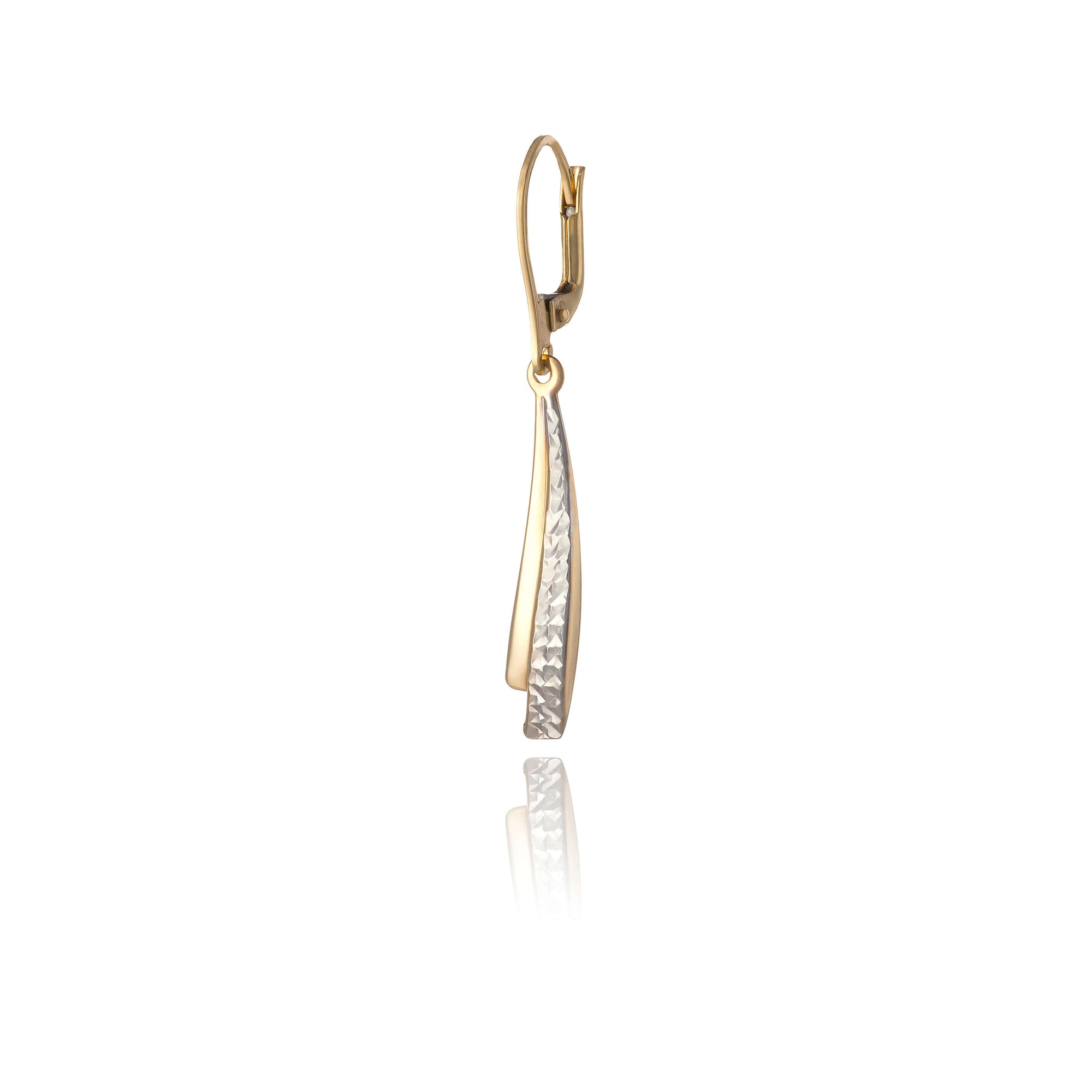 Gold earrings
