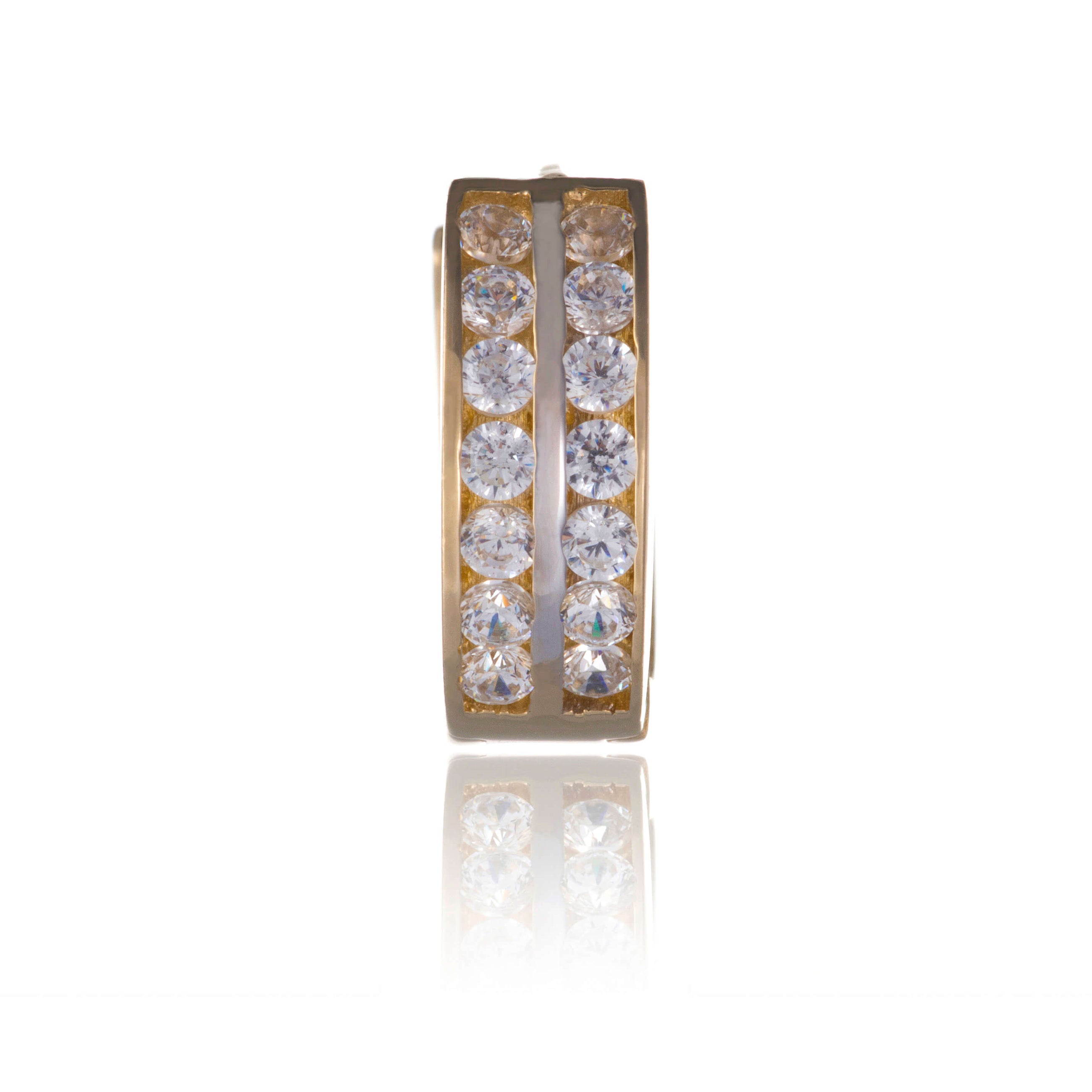 Gold earrings