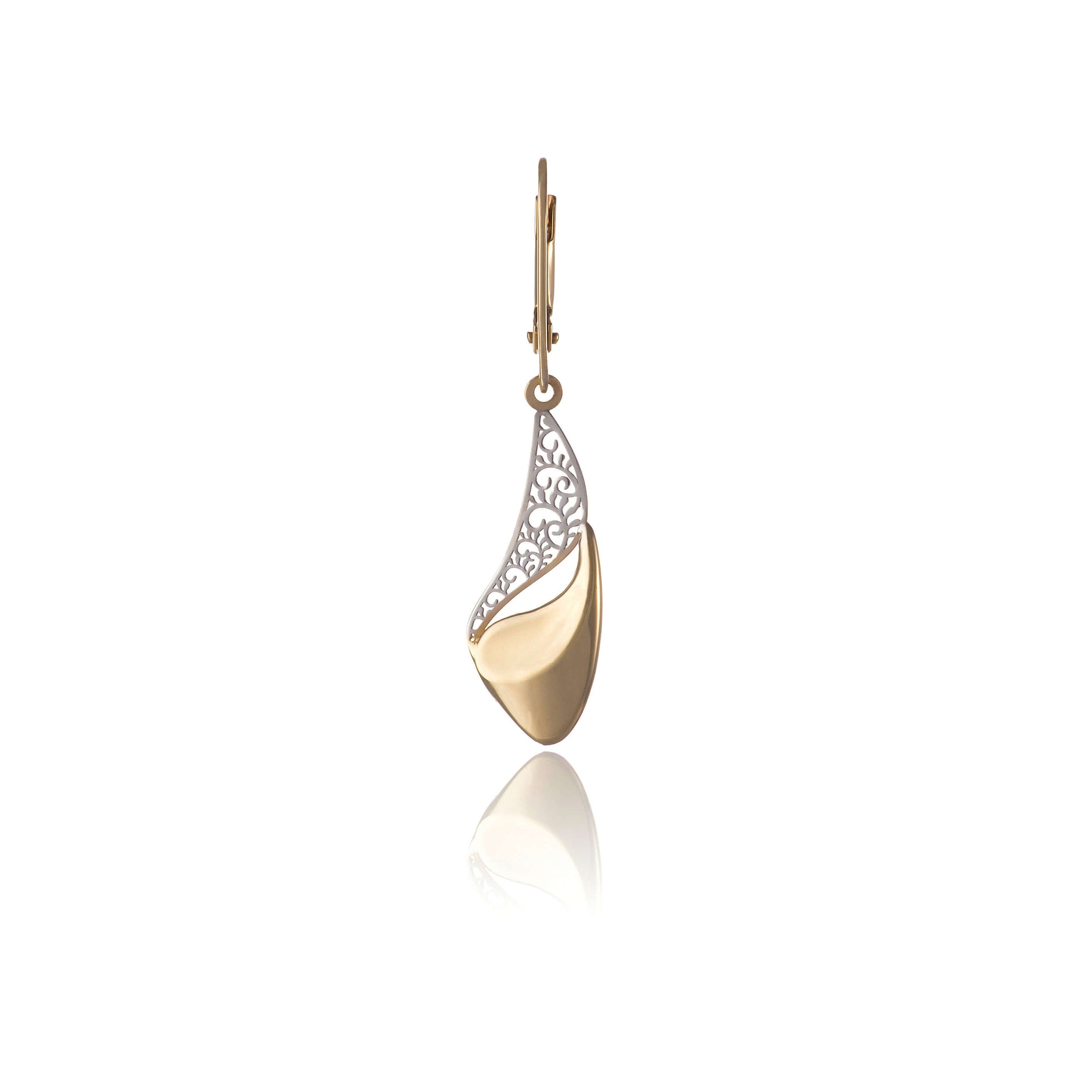 Gold earrings