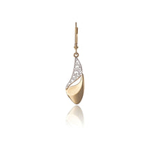 Gold earrings