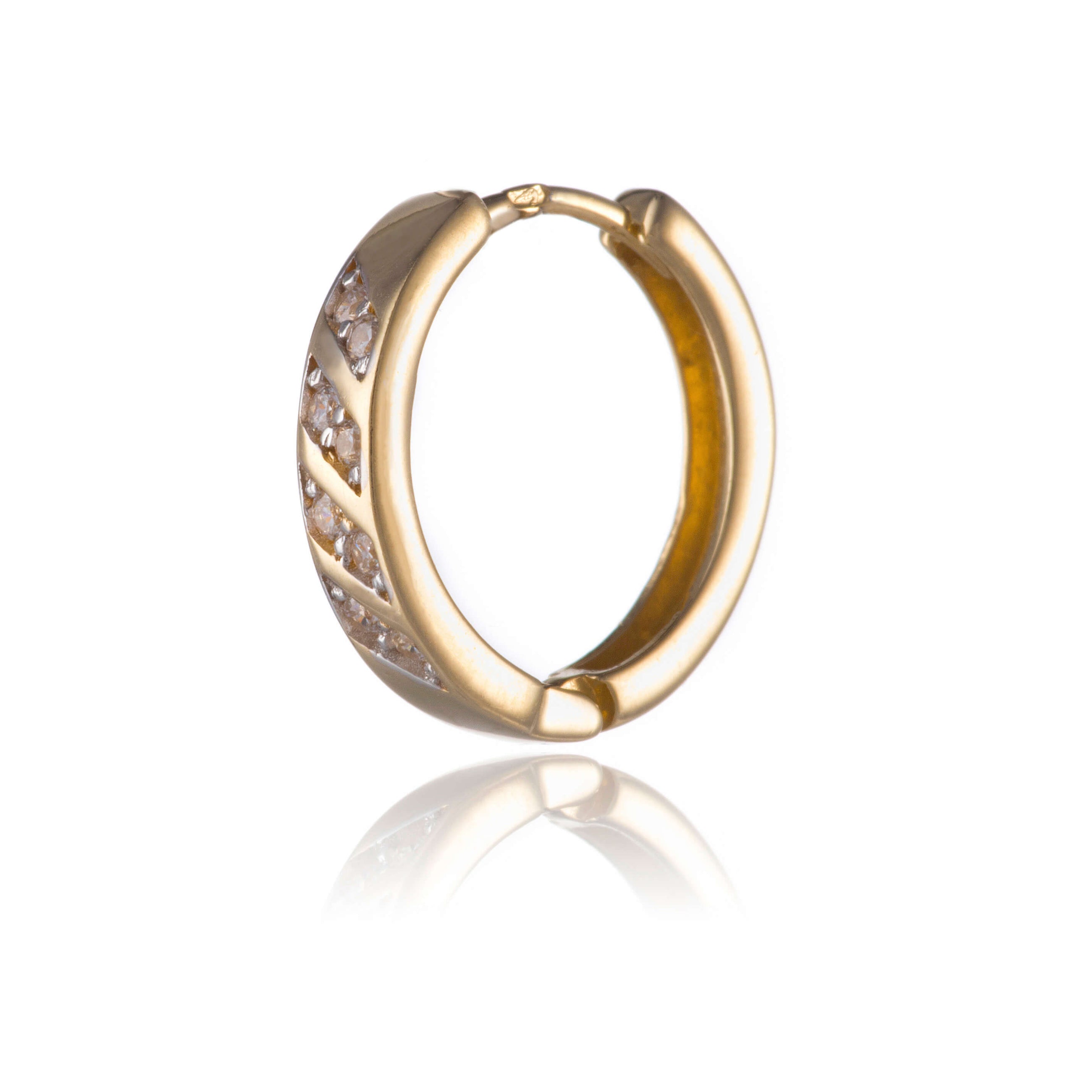 Gold earrings