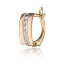 Gold earrings