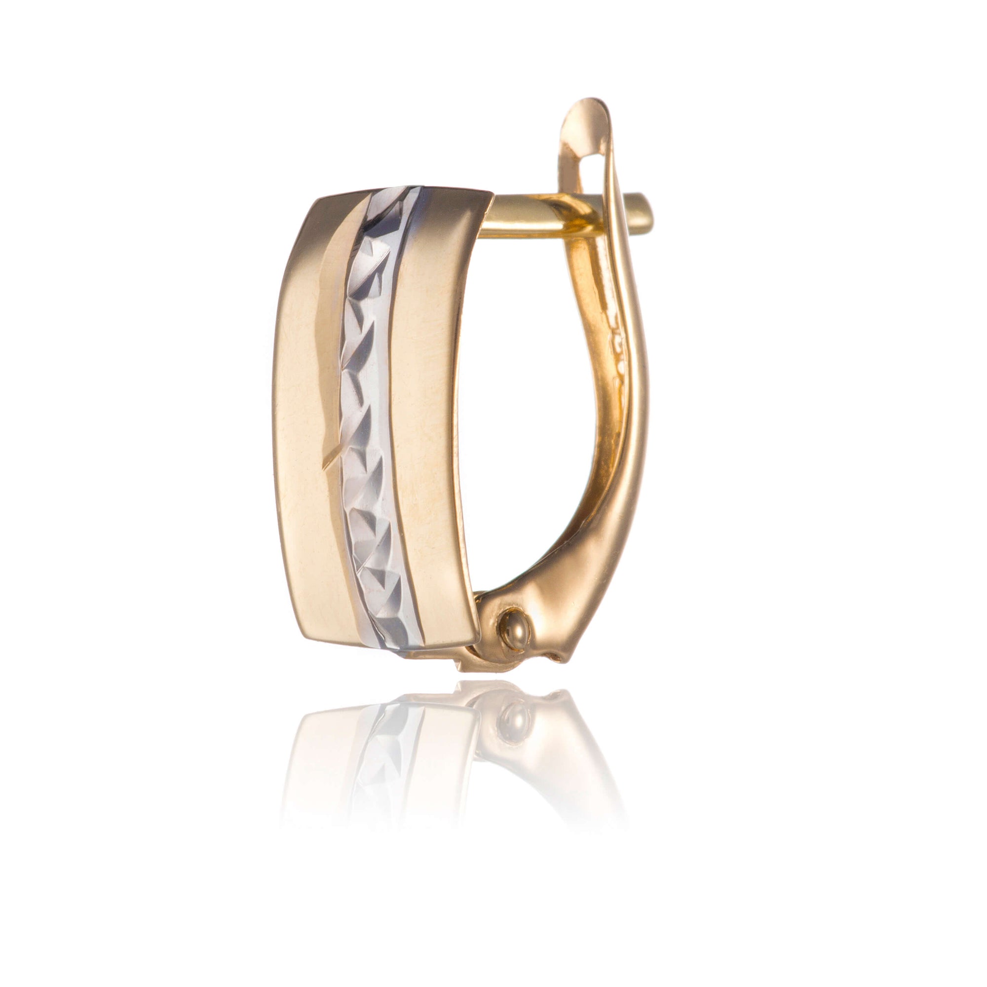Gold earrings