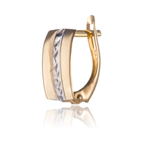 Gold earrings