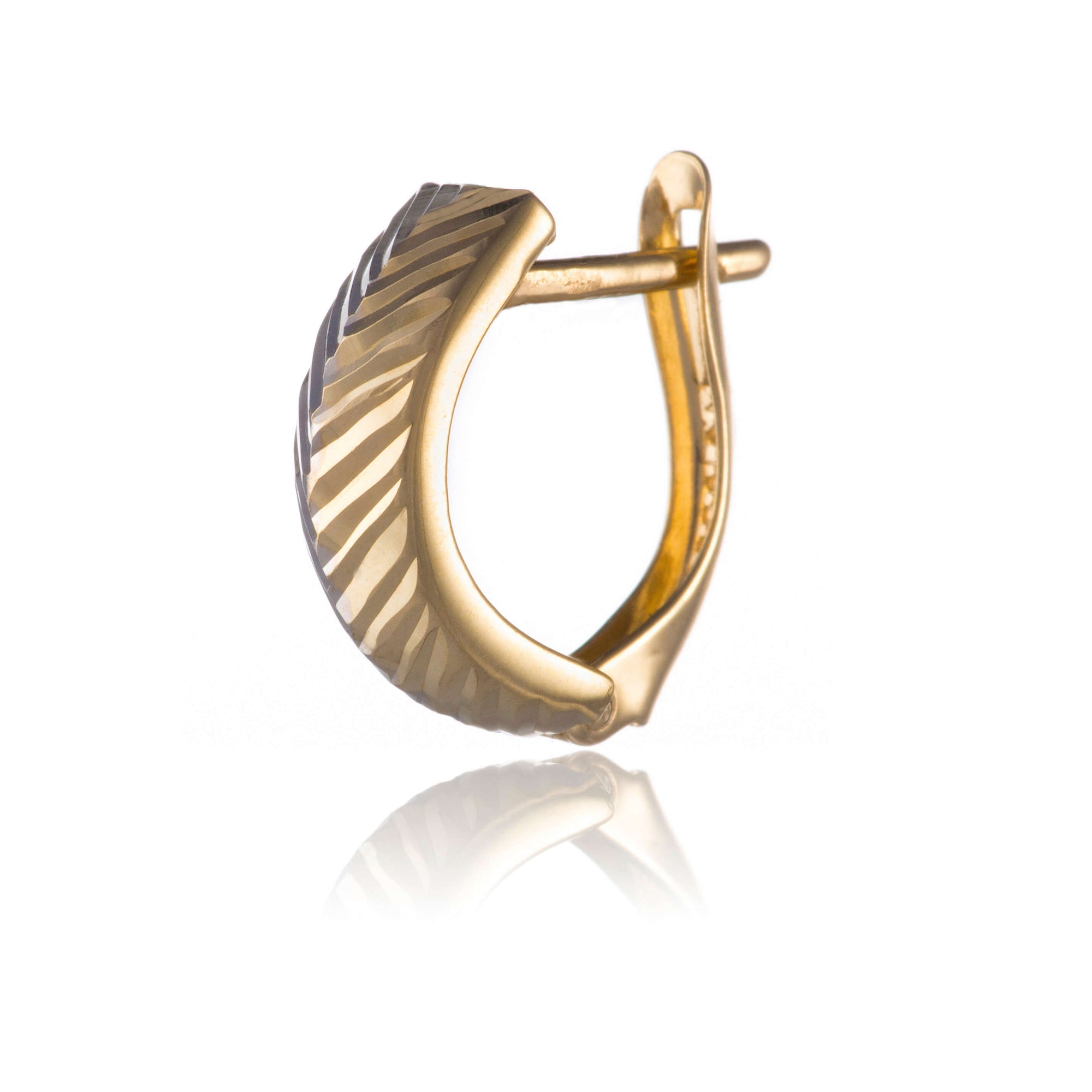 Gold earrings