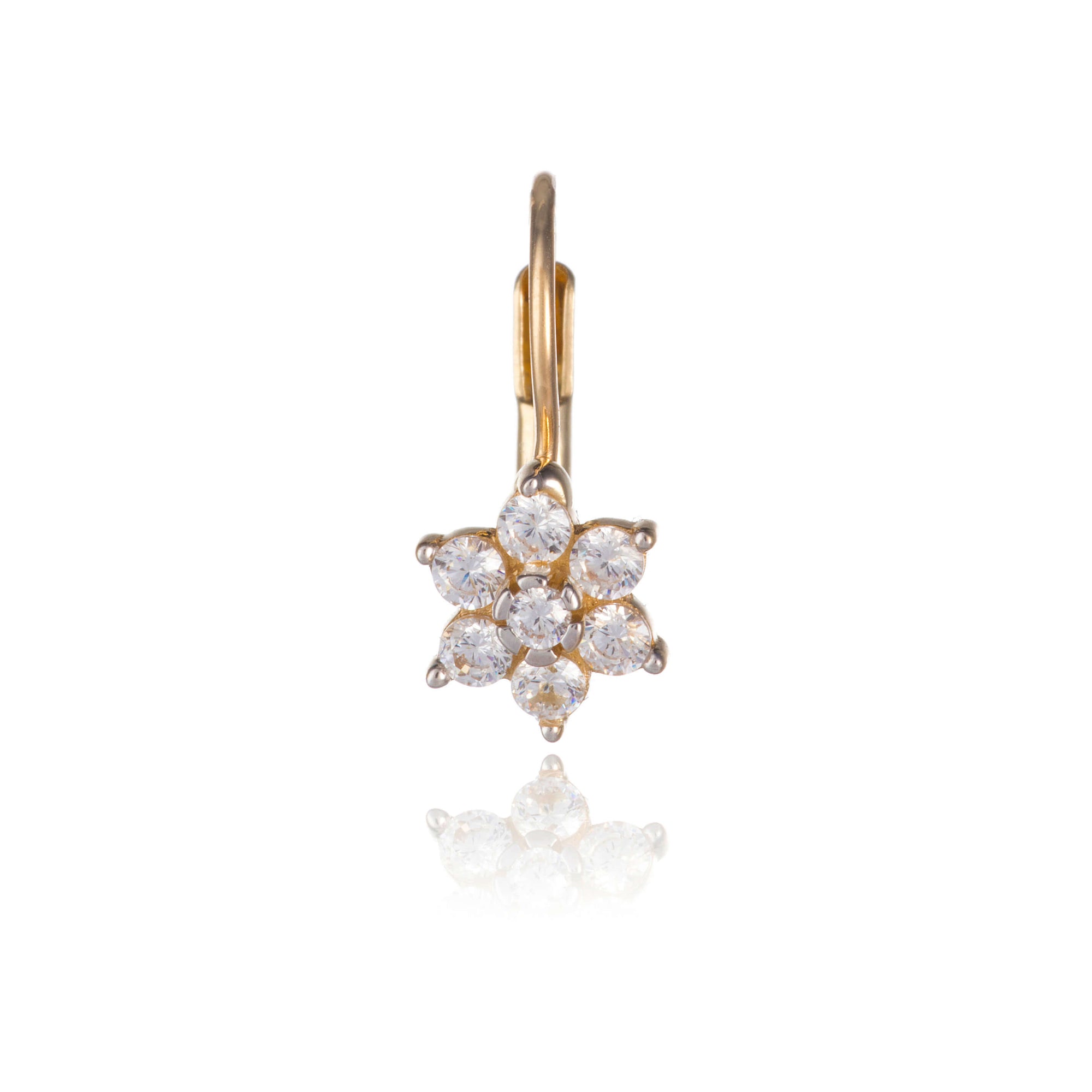 Gold earrings