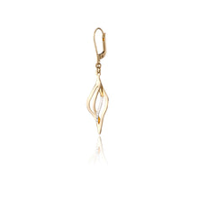 Gold earrings