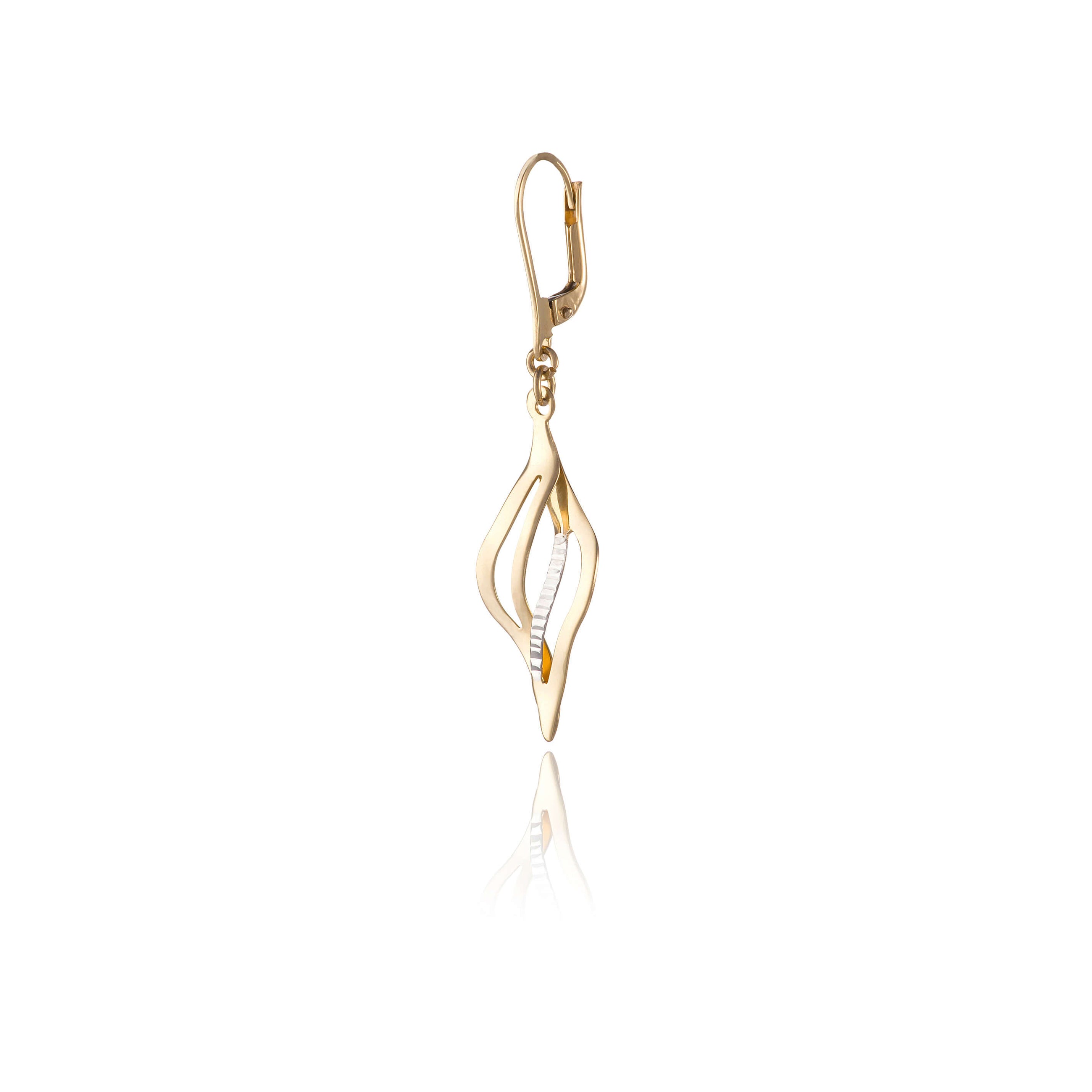Gold earrings