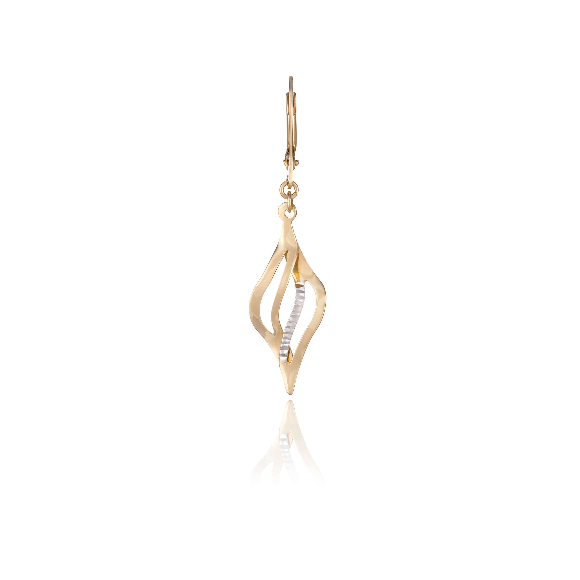 Gold earrings