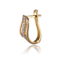 Gold earrings
