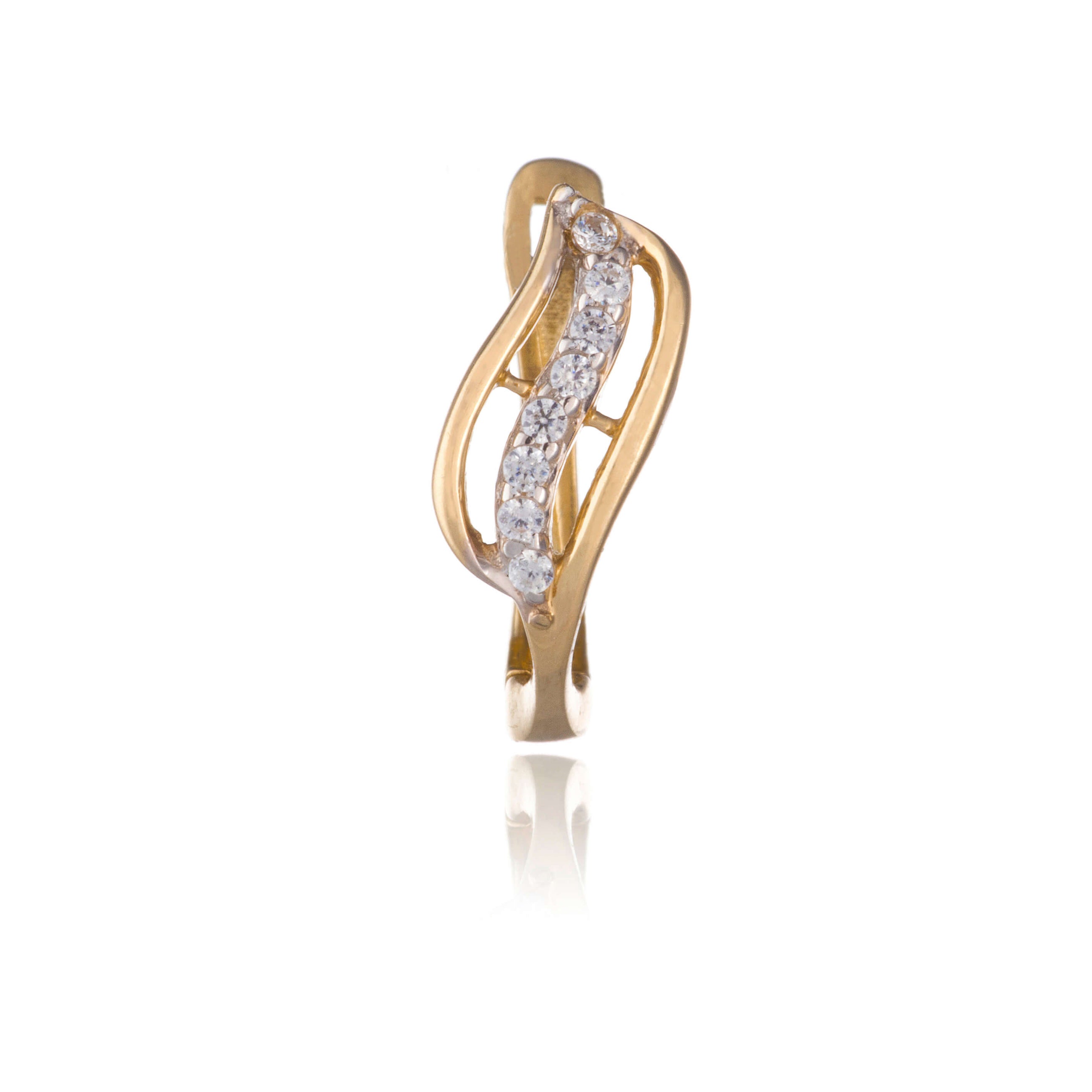 Gold earrings