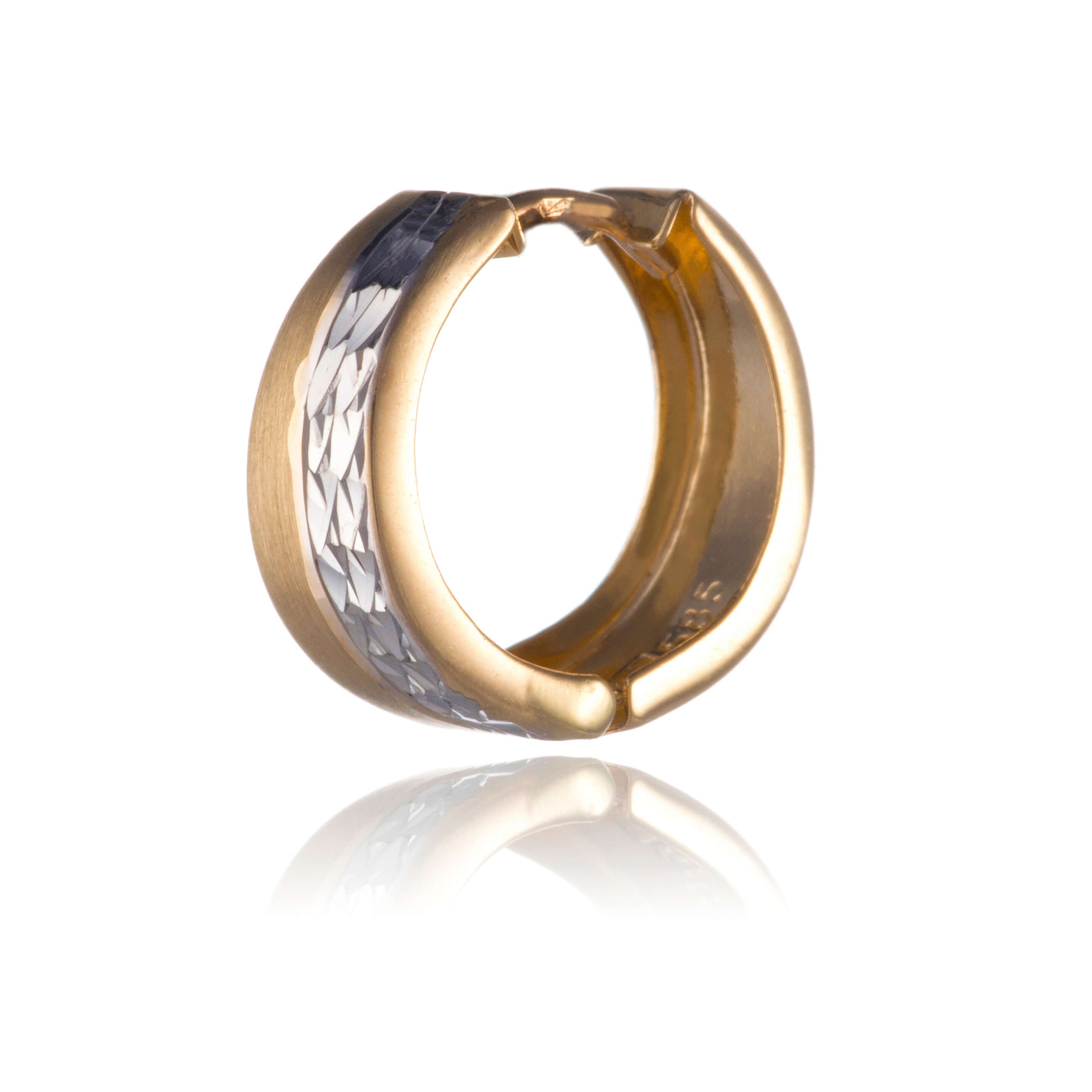 Gold earrings