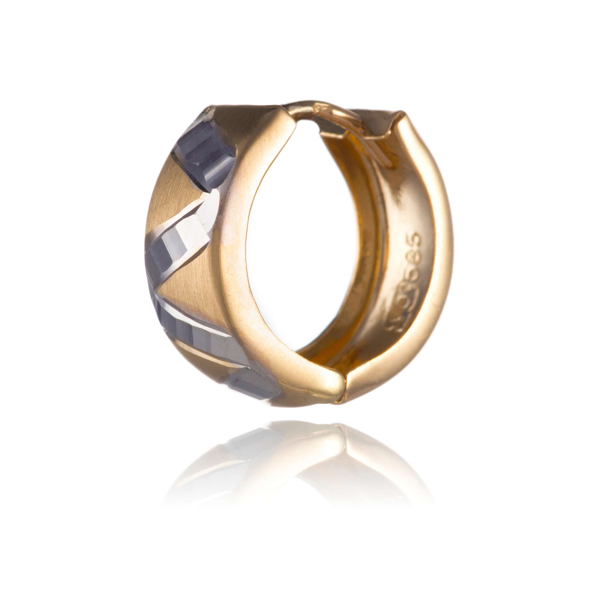 Gold earrings