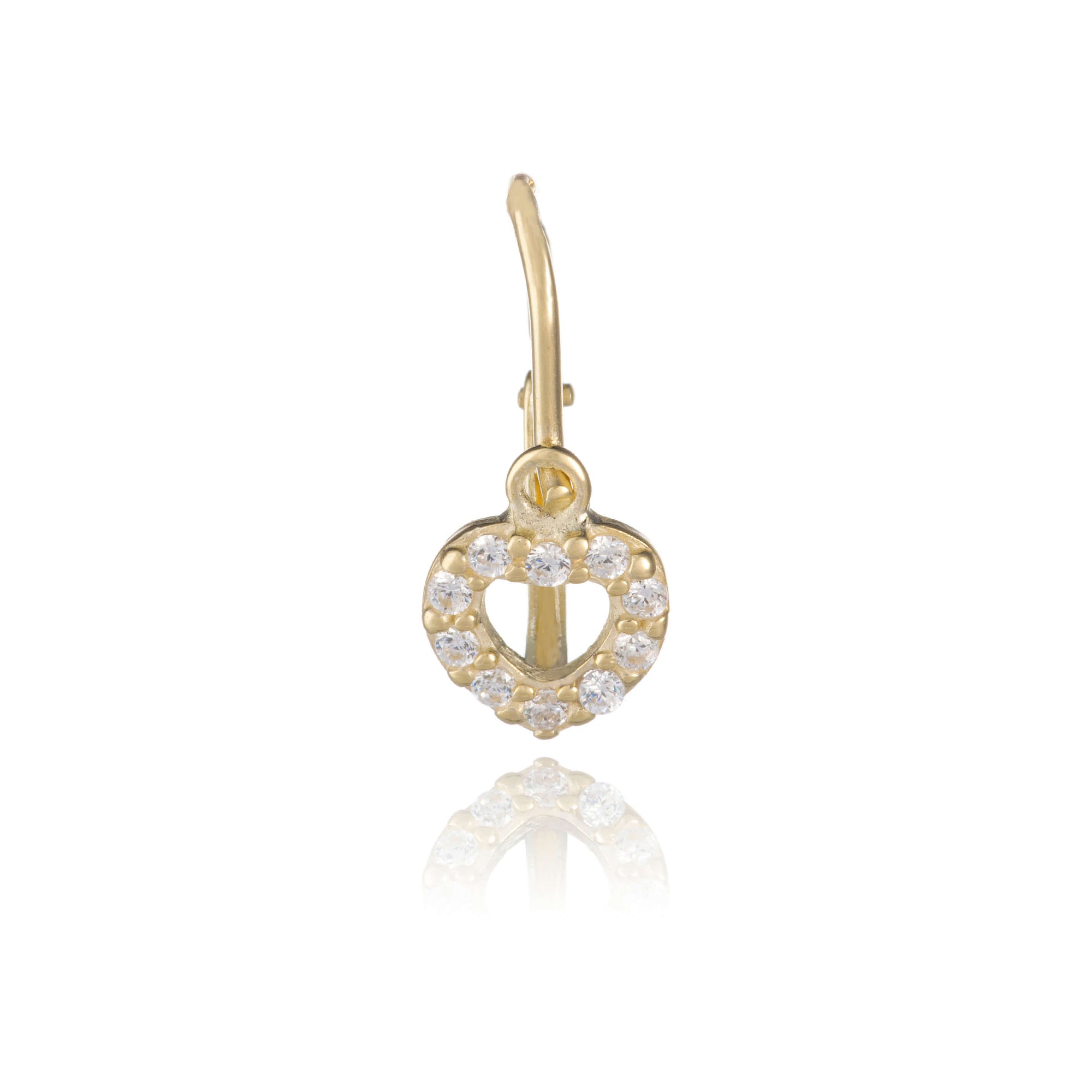 Gold earrings