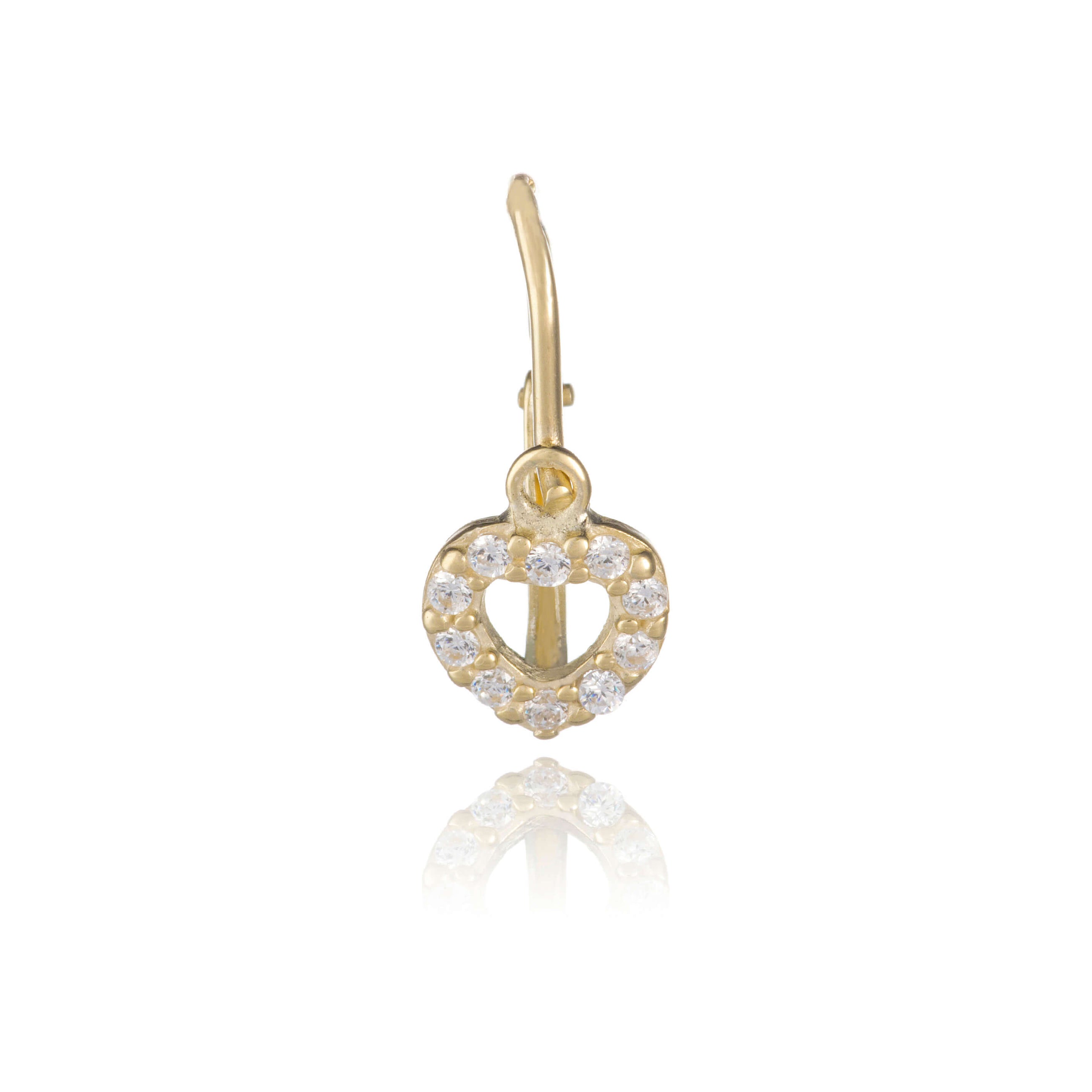 Gold earrings