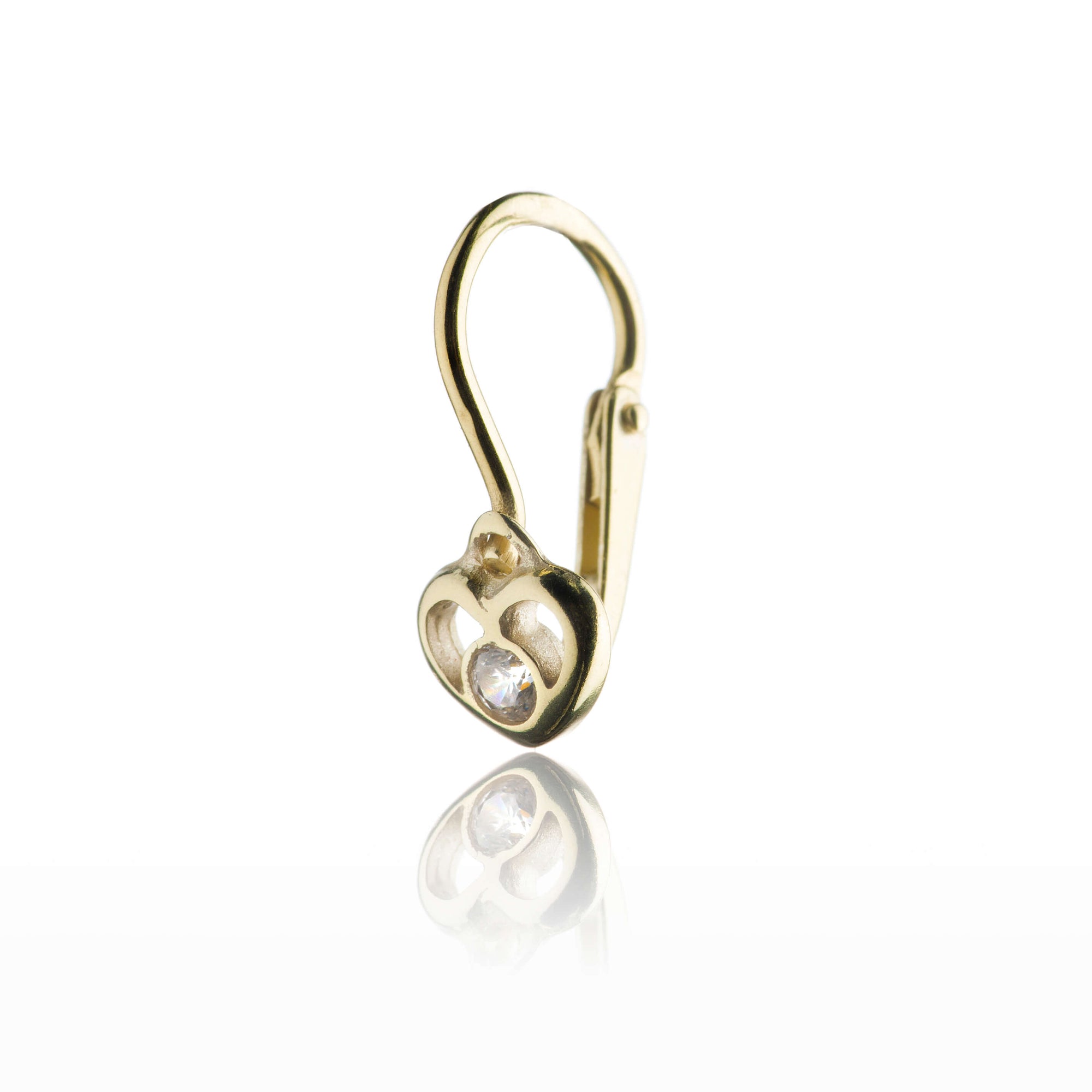 Gold earrings