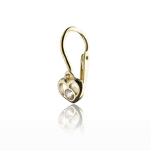 Gold earrings