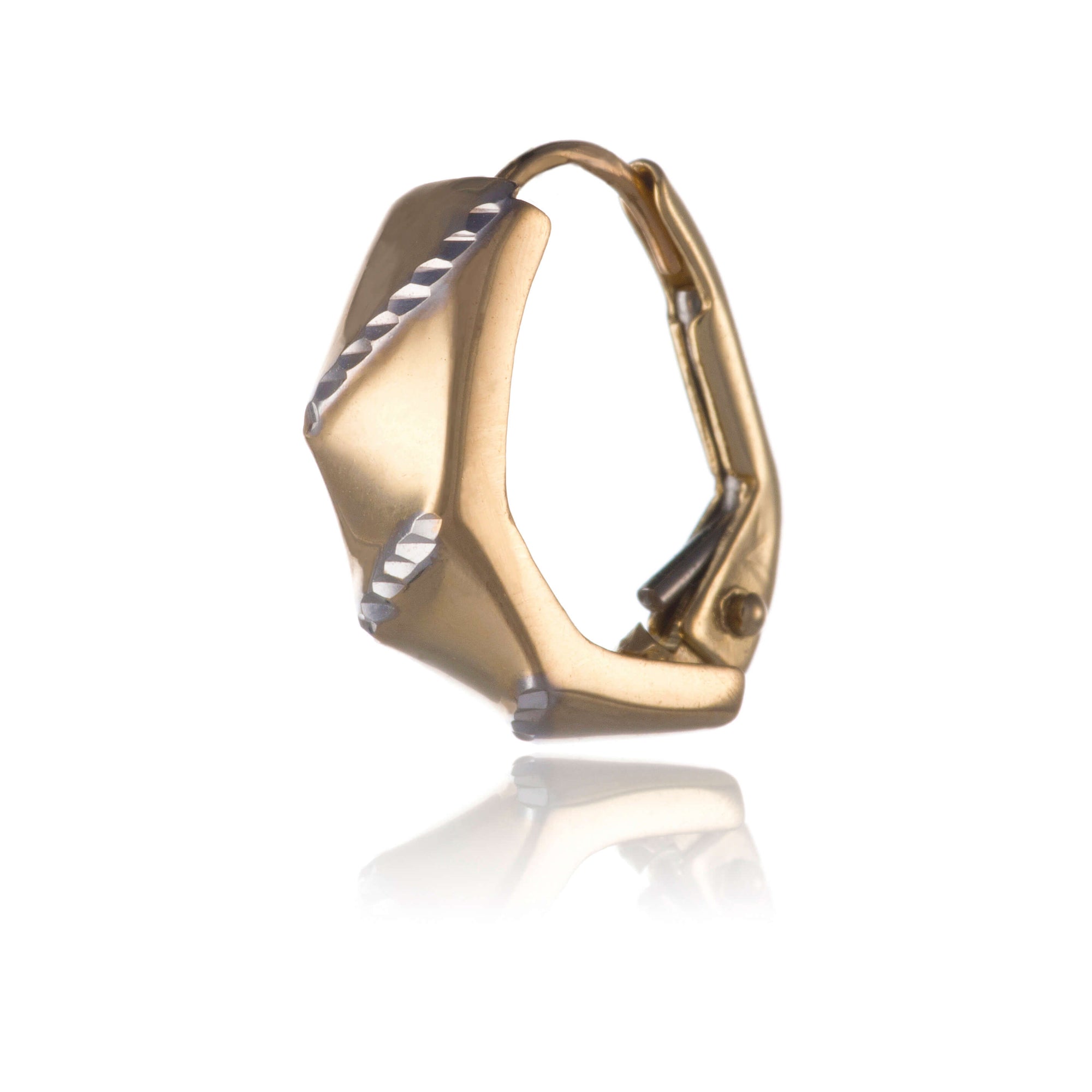 Gold earrings