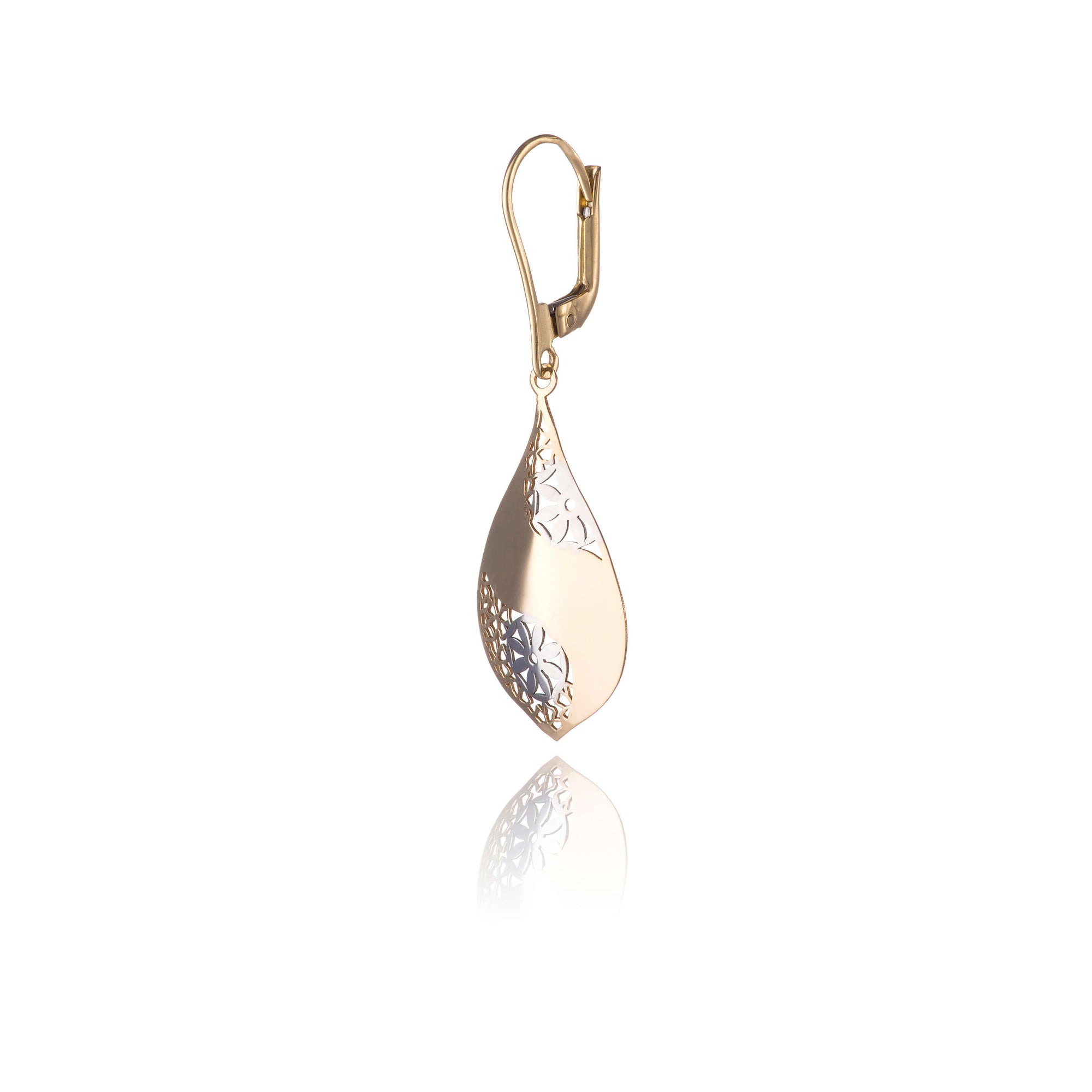 Gold earrings