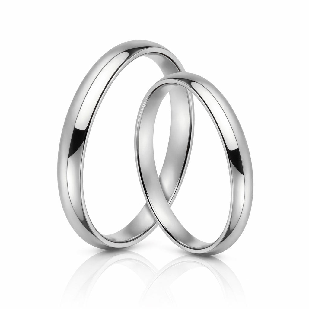 Gold rings - pair