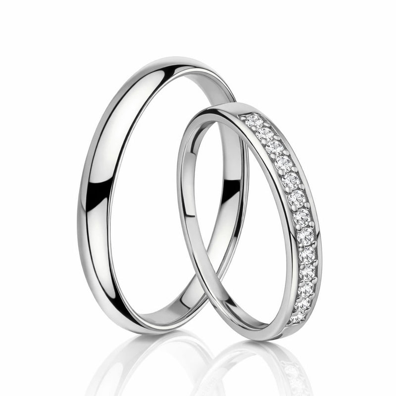 Gold rings - pair