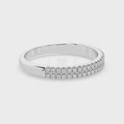 Obrúčka Aurellie s diamantmi, biele zlato — video