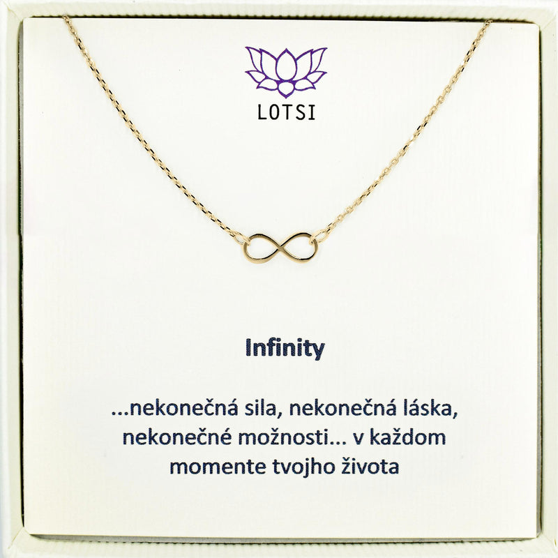 Goldene Infinity-Halskette