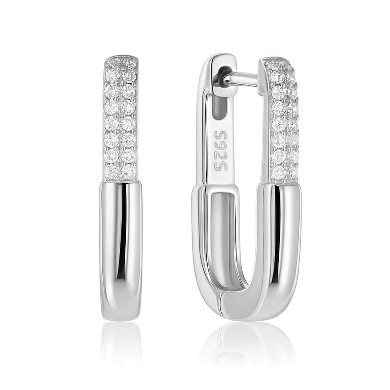 Silver earrings