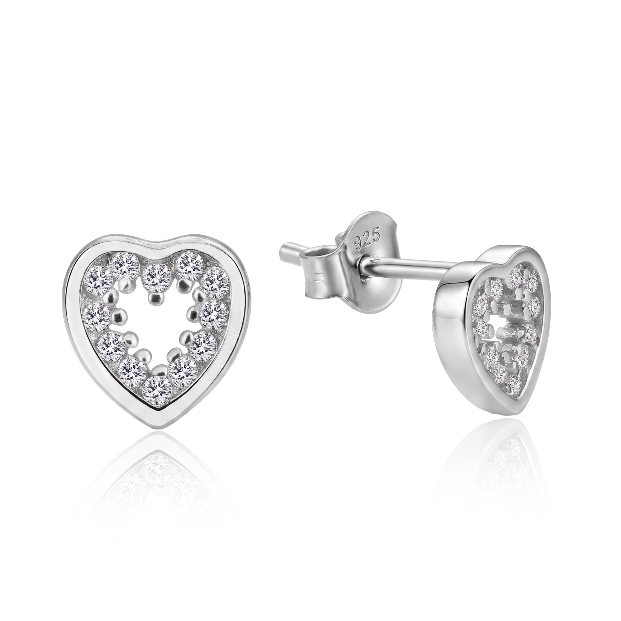Silver earrings