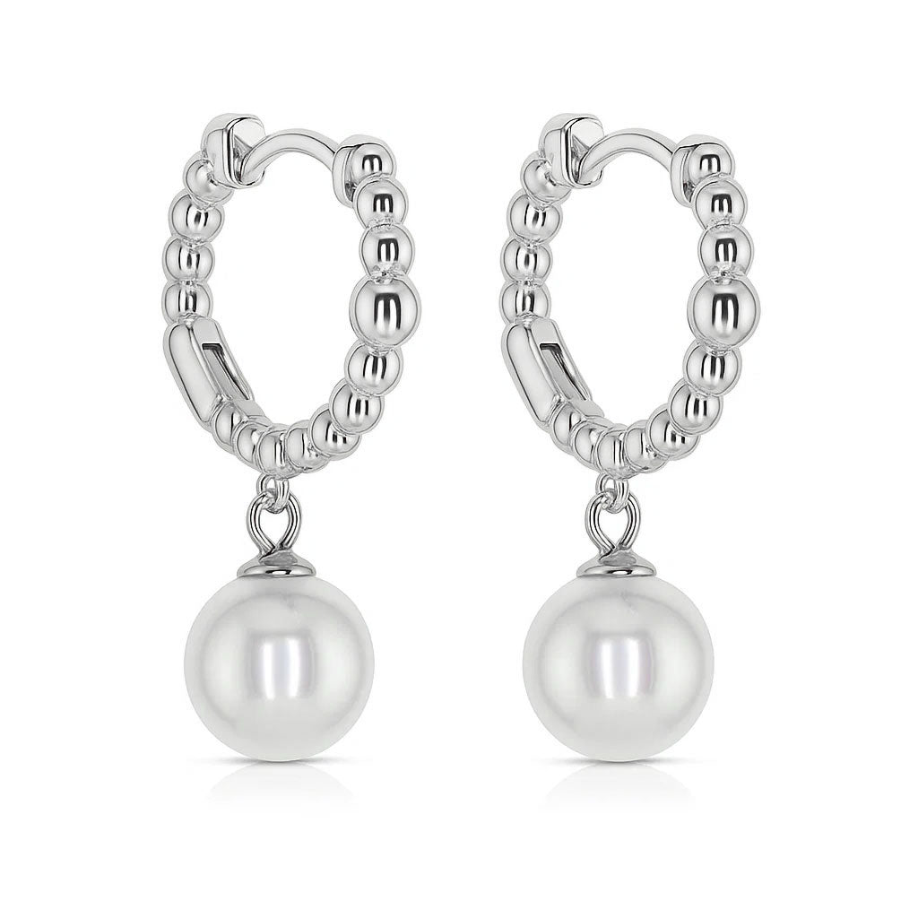 Silver earrings