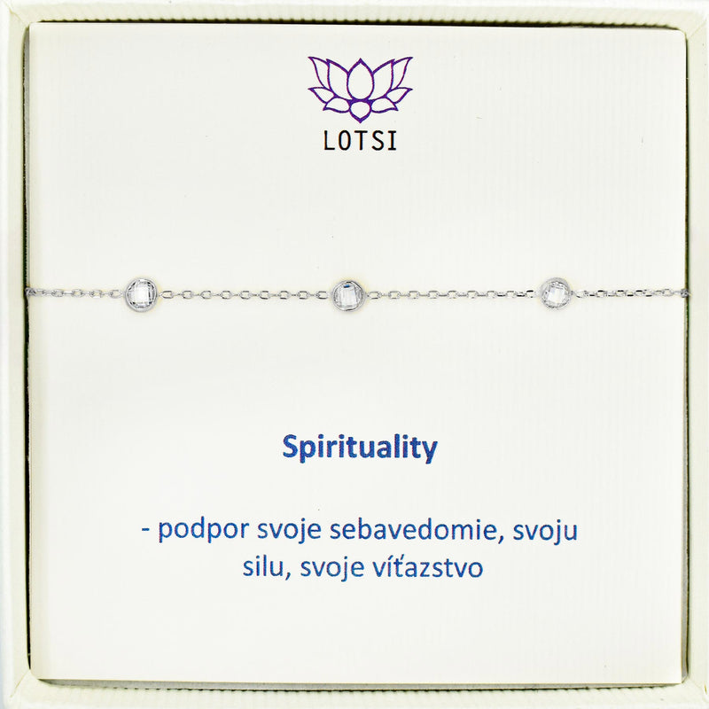Spirituality gold bracelet