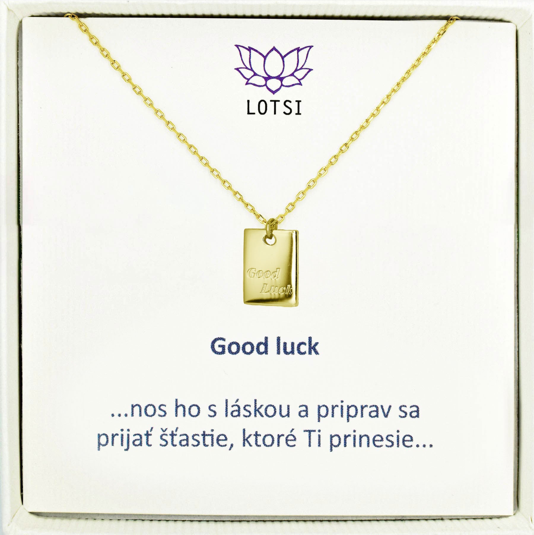 Silver chain Good luck