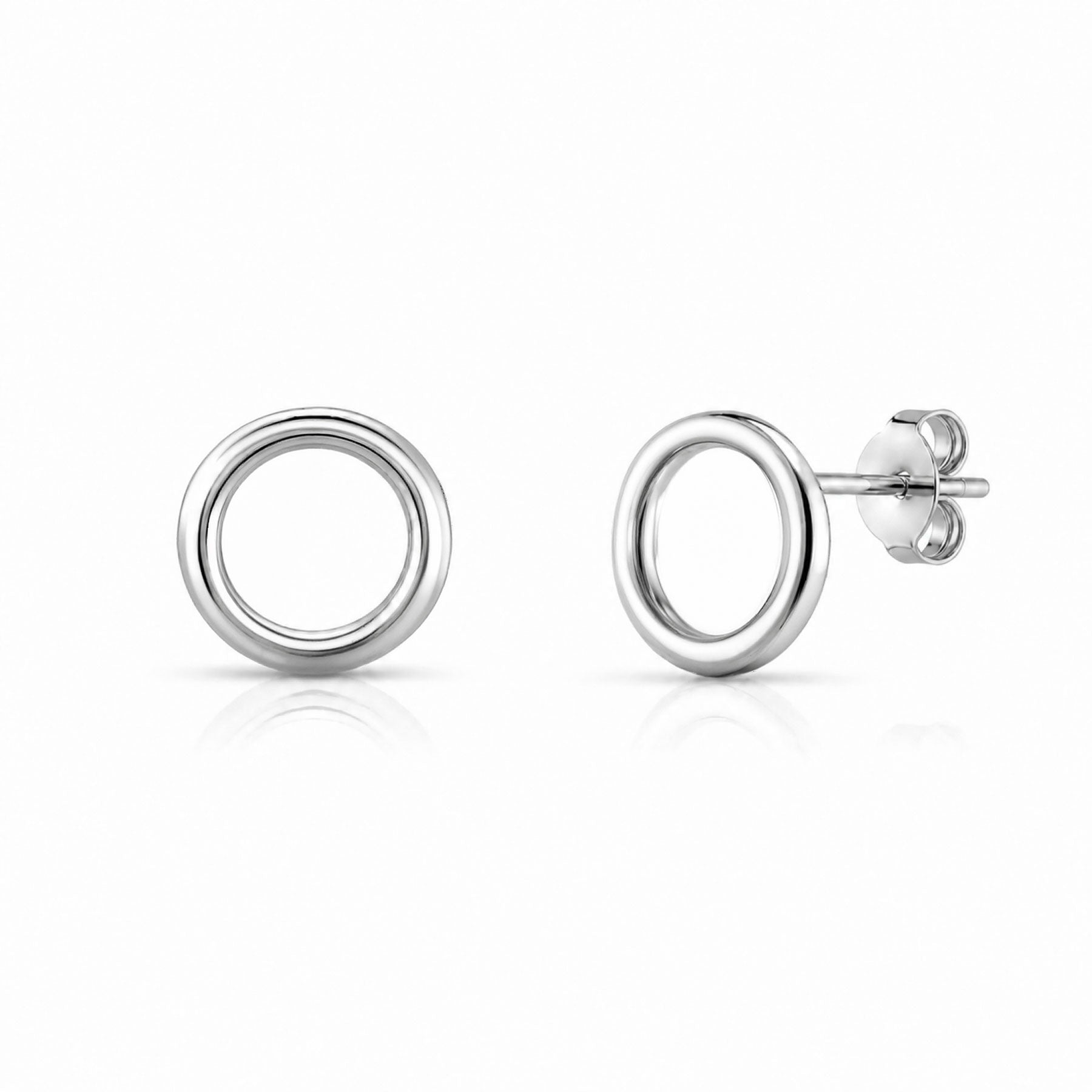 Silver earrings