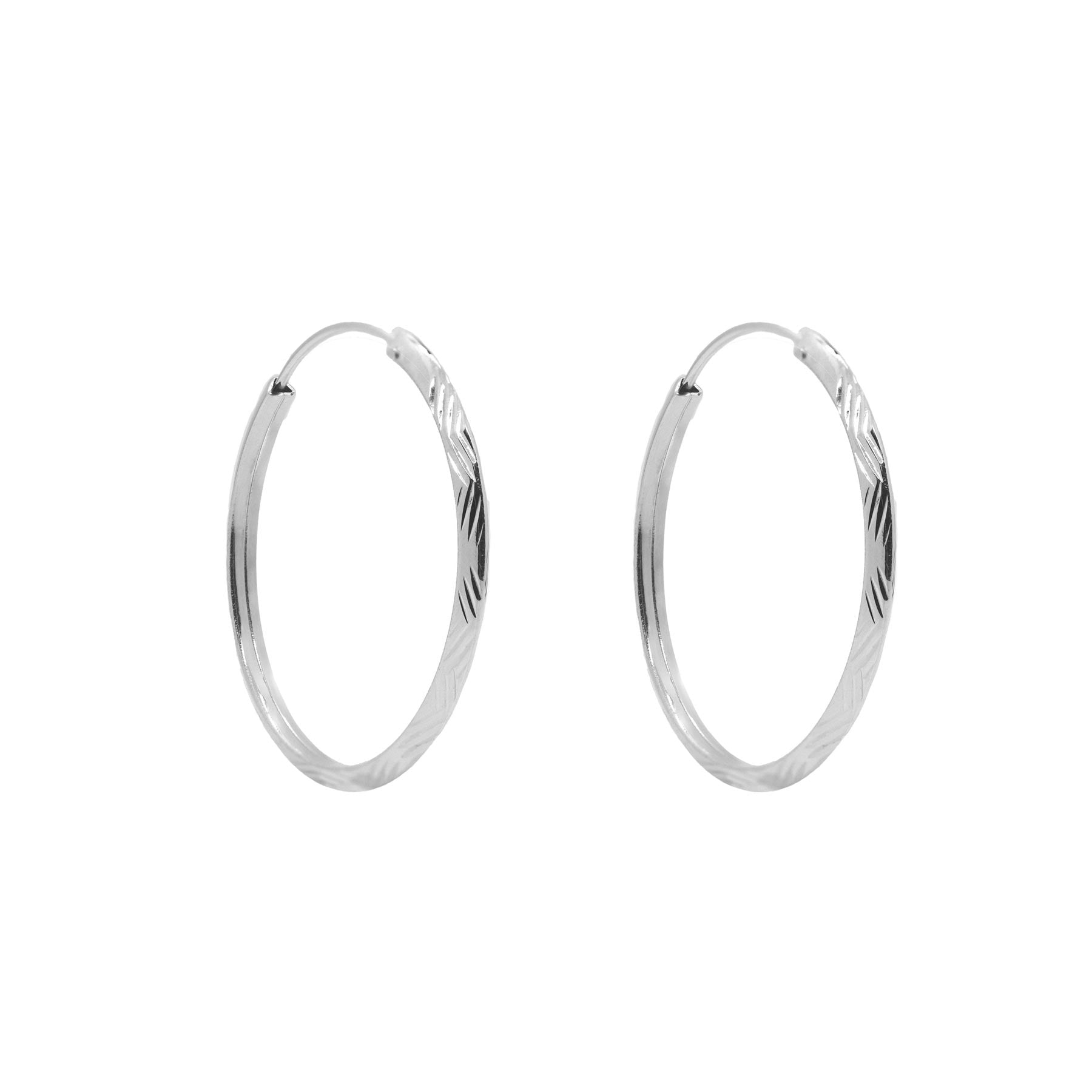 Silver earrings
