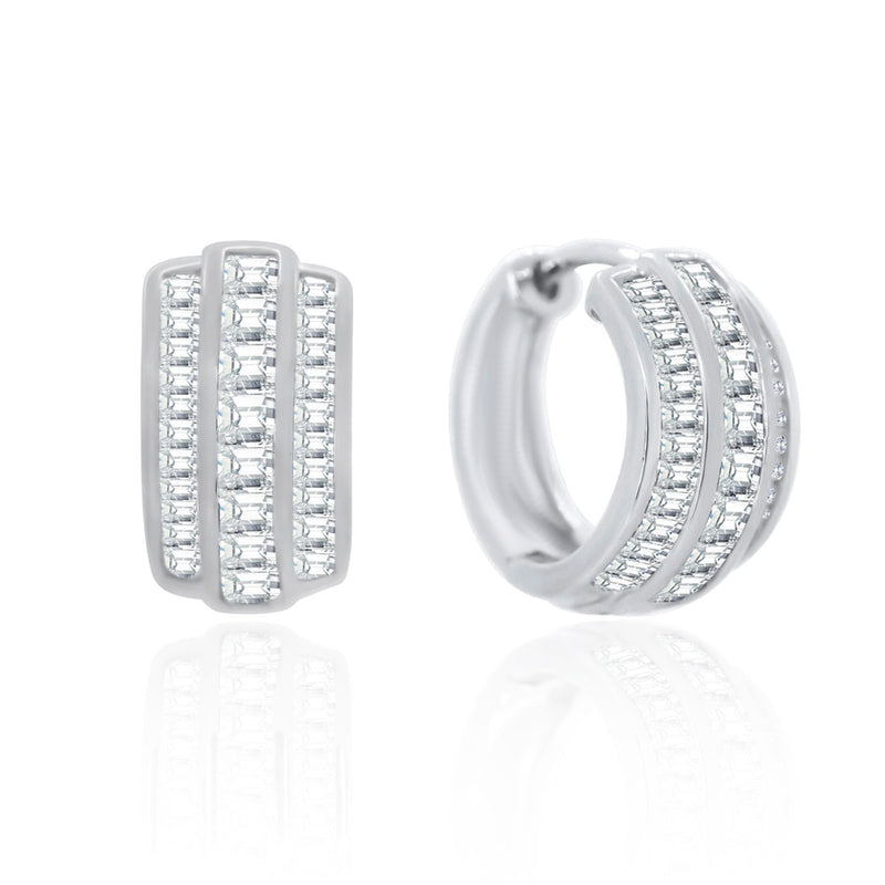 Silver earrings