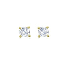 Gold screw earrings