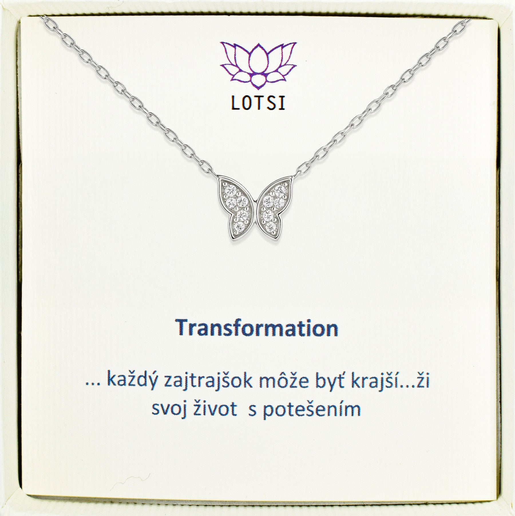Transformation silver chain